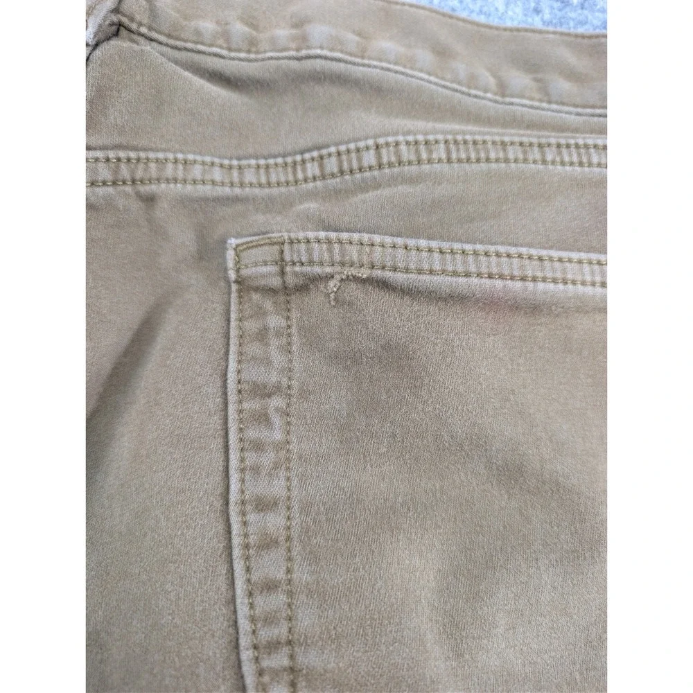 Banana Republic Traveler Cotton Brown Olive Pants Trousers Mens 36x32 Slim Chino